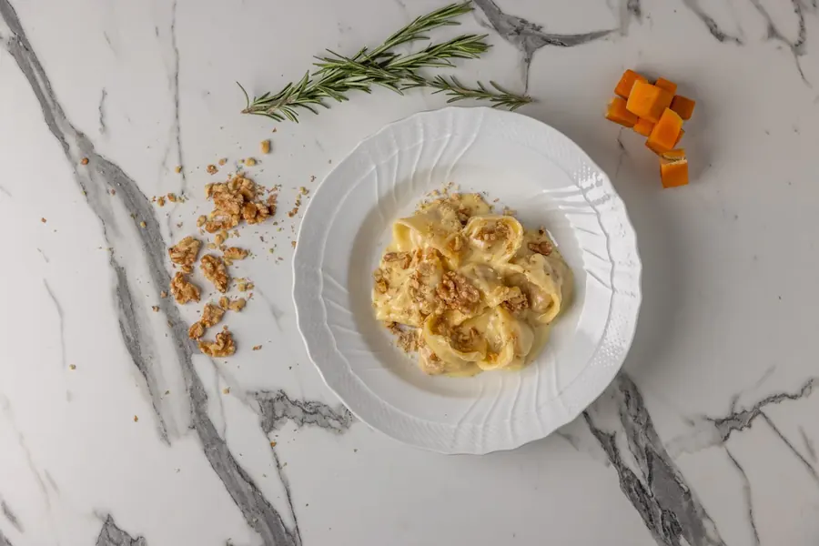 Plate 3 of the season at Augusto Wine & Dine, Bruges — photograph by Moments By Bram